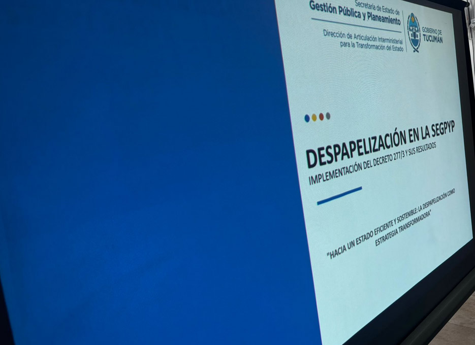 Despapelización en Tucumán